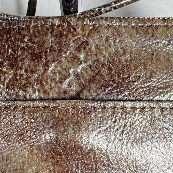 Patricia Nash Bacoli Crossbody bag Tooled turquoise Italian leather- EUC - Picture 2 of 16